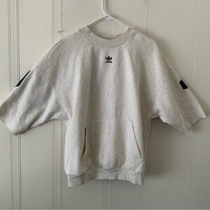 Adidas Gray Oversized Sweattshirt